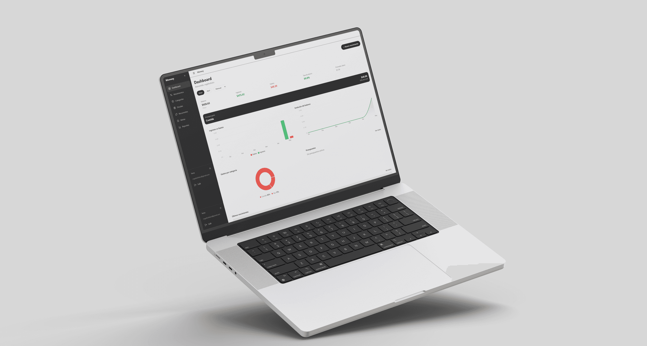 Moneey: App de Finanzas Personales en Dos Monedas (USD/VES)